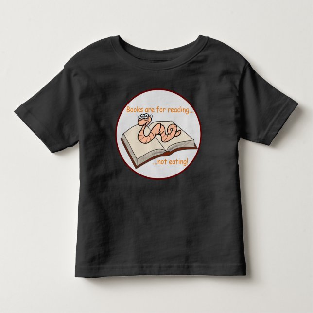 Camiseta Os livros são para ler não comer! (Frente)