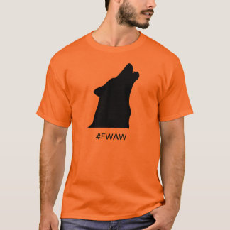 Camiseta os lobos enegrecem para sempre no ouro