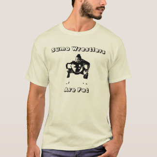 Camiseta Os lutadores do Sumo são gordos