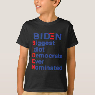 Camiseta Os Maiores Democratas Idiotas Já Nomearam Trump 20