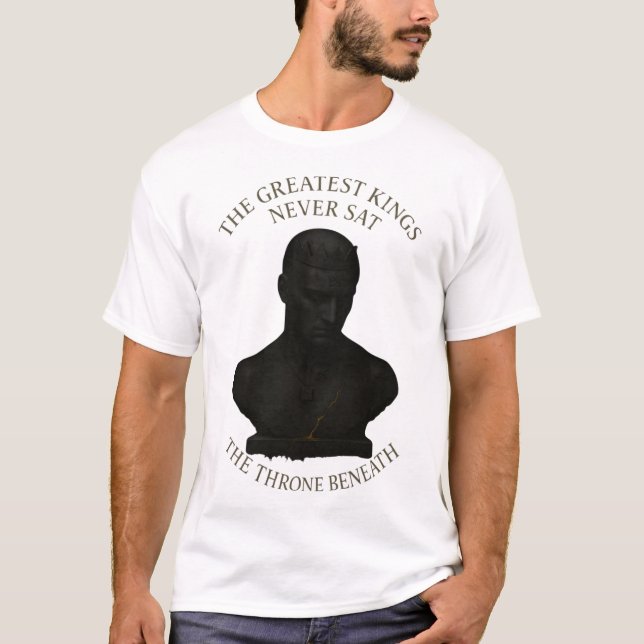Camiseta Os Maiores Reis – Poder sem Coroa (Frente)