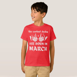 CAMISETA OS MAIS FELIZES SÃO NASCER NO FÉRIO DE MARÇO