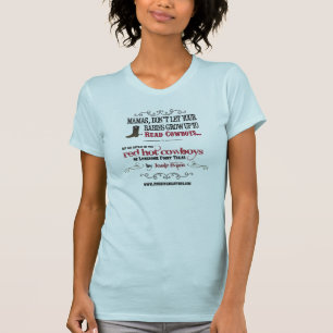 Camiseta Os Mamas não deixam seus bebês LER vaqueiros