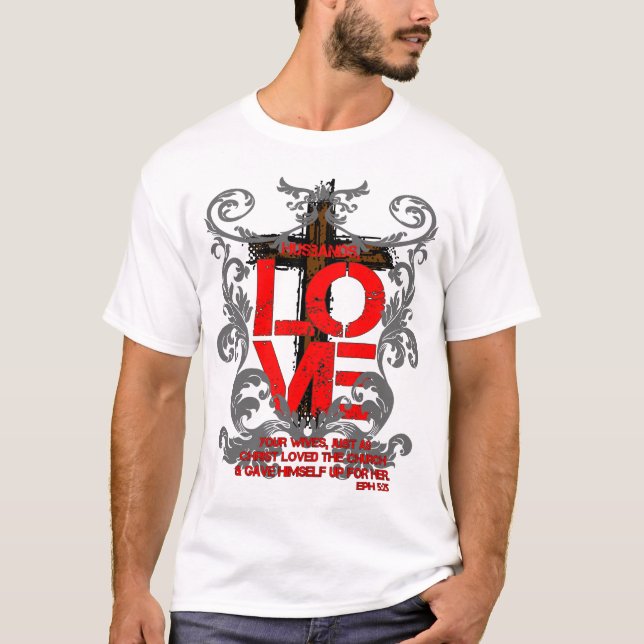 Camiseta Os maridos amam suas esposas (Frente)