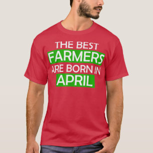 Camiseta Os melhores agricultores são nascer de presente de