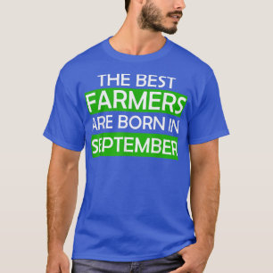 Camiseta Os melhores agricultores são nasceres no aniversár