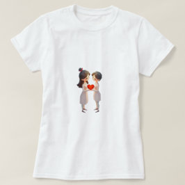 Camiseta Os melhores amigos bonitinhos do dia de Galentine