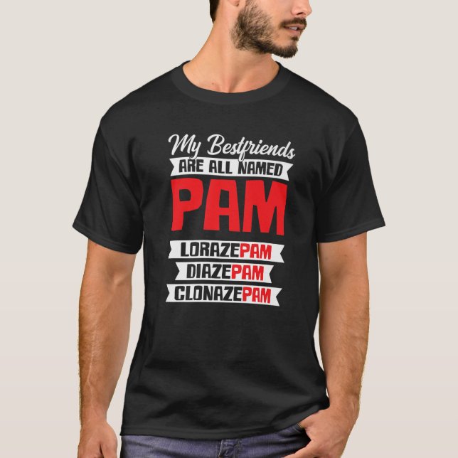 Camiseta Os Melhores Amigos Chamam-Se Enfermeira Enfermeira (Frente)