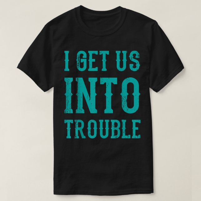Camiseta Os Melhores Amigos Correspondendo Eu Nos Engano (Frente do Design)