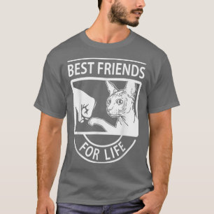 Camiseta Os Melhores Amigos Da Gato De Espancamento Para A 