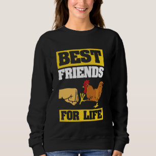 Camiseta Os Melhores Amigos De Galinha Humana E Cheiram Eng