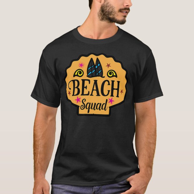 Camiseta Os melhores amigos do Beach Squad citam: (Frente)