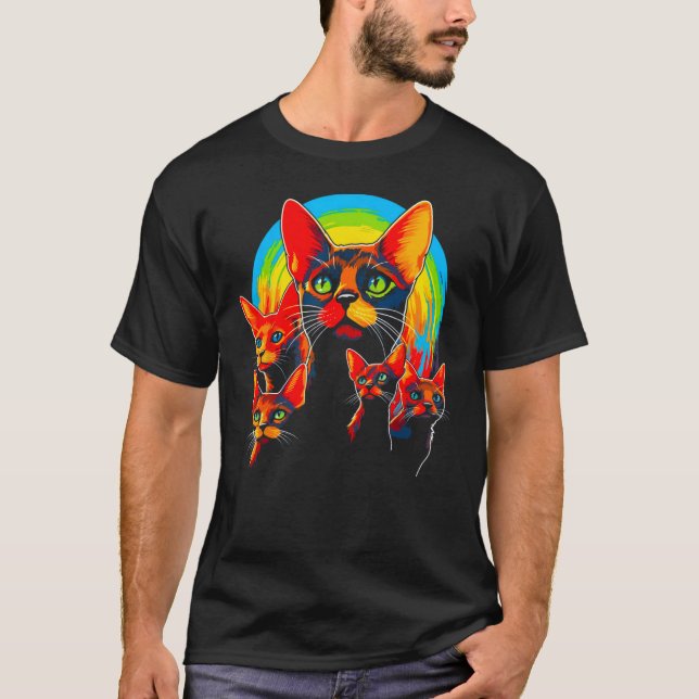Camiseta Os Melhores Amigos do Gato da Abissínia (Frente)