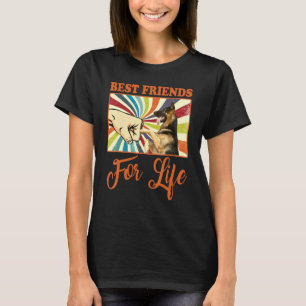 Camiseta Os Melhores Amigos Para O Cachorro Do German sheph