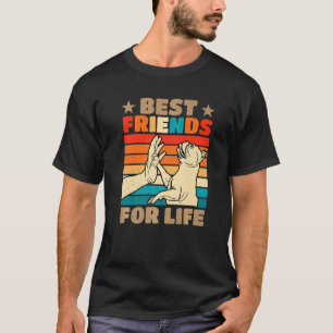Camiseta Os Melhores Amigos Para O Proprietário De Cachorro