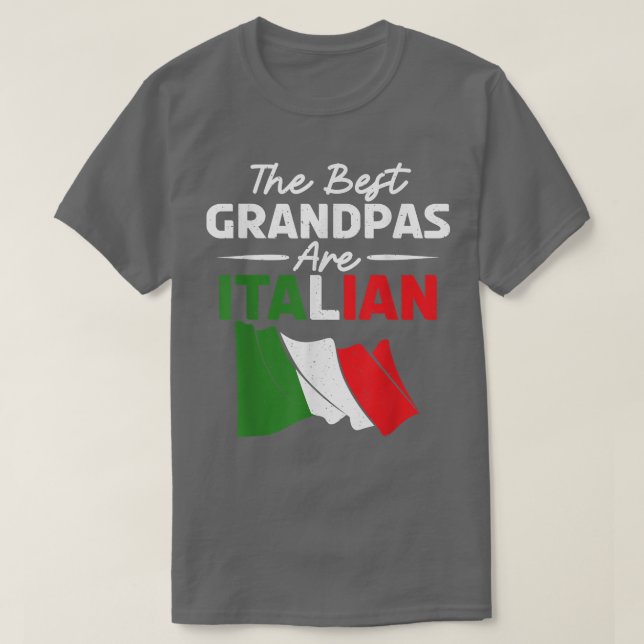 Camiseta Os Melhores Avós São O Avô Italiano 31585432 (Frente do Design)