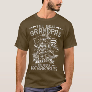 Camiseta Os melhores avós têm tatuagens e motocicletas
