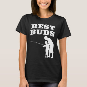 Camiseta Os Melhores Buds Que O Avô Pai E O Filho Pescariam