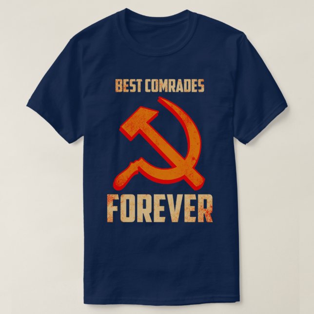 Camiseta Os melhores camaradas para sempre (Frente do Design)