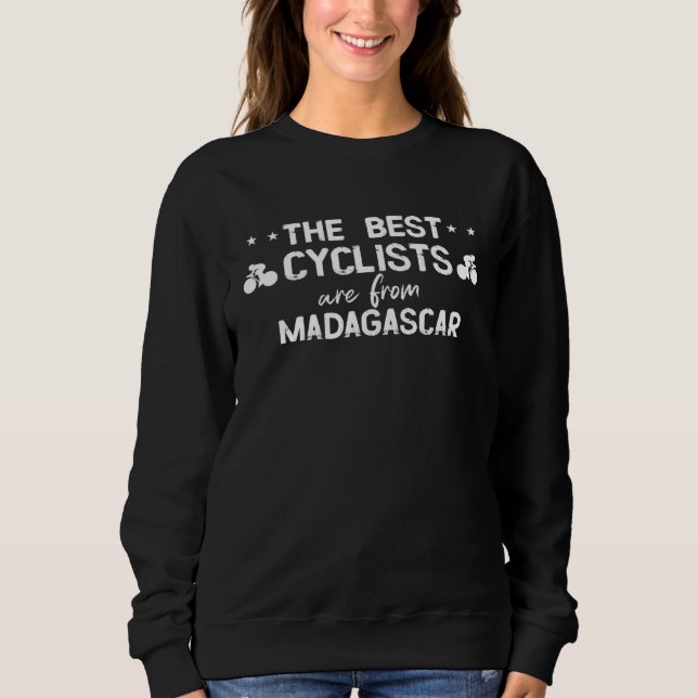 Camiseta Os melhores ciclistas são de Madagascar (Frente)