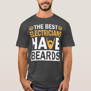 Camiseta Os Melhores Eletrônicos Têm Barba Engraçada 1