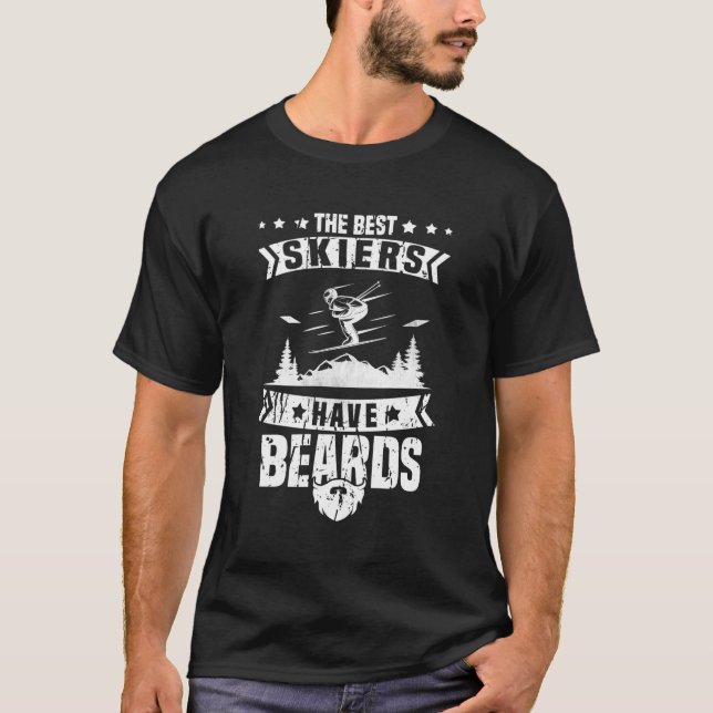 Camiseta Os melhores esquiadores têm as montanhas Skier Ski (Frente)