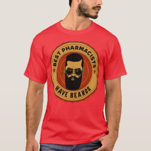 Camiseta Os melhores farmacêuticos têm barbas