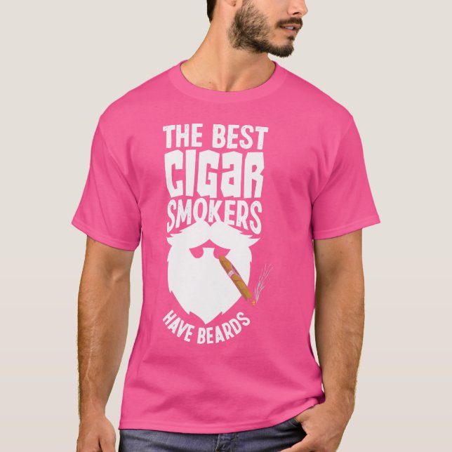 Camiseta Os Melhores Fumadores De Cigarro Têm Barras Engraç (Frente)
