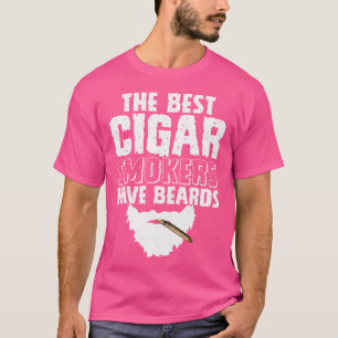 Camiseta Os Melhores Fumantes de Charuto Têm Barbas Fumante