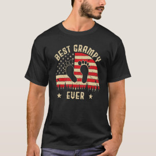 Camiseta Os Melhores Homens Vintage American Flag Decor G