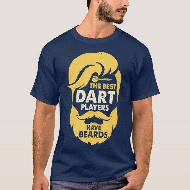 Camiseta Os Melhores Jogadores De Arte Têm Barbas (Frente)