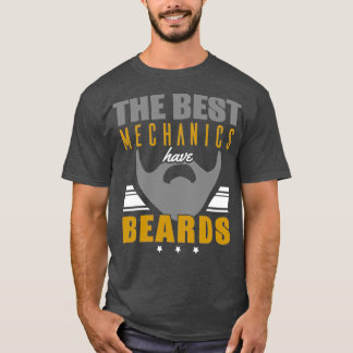 Camiseta os melhores mecânicos têm barbas