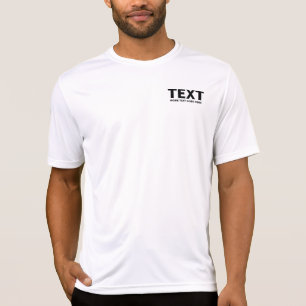 Camiseta Os melhores meios de ação desportiva de Impressão 