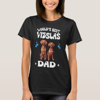 Camiseta Os melhores Pais de Vizsla Pets