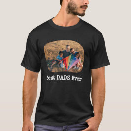 Camiseta Os melhores PAIS já carregaram sua foto horizontal