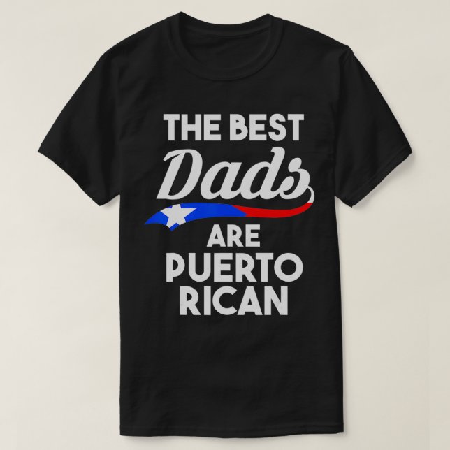 Camiseta Os melhores Pais são Porto Rico Porto Rico (Frente do Design)