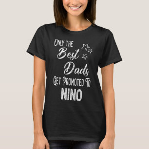 Camiseta Os melhores Pais são promovidos a Nino Godfath Esp