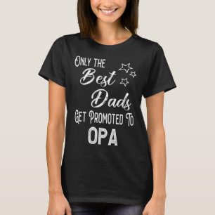 Camiseta Os melhores Pais são promovidos ao avô alemão Opa