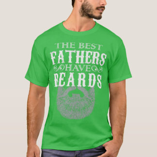 Camiseta Os melhores pais têm barba