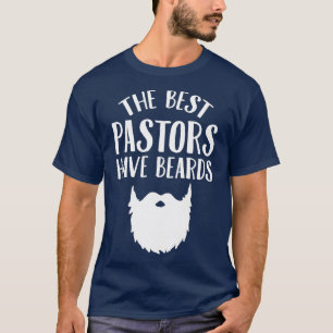 Camiseta Os melhores pastores têm barba Pastor Engraçado Cl