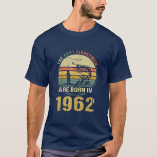 Camiseta Os Melhores Pescadores São Nasceres Em 1962, 60º A