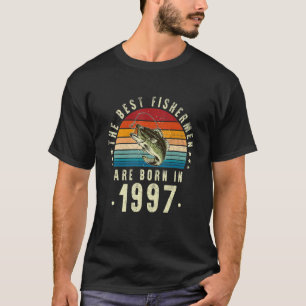 Camiseta Os Melhores Pescadores São Nasceres Em 1997, Vinta