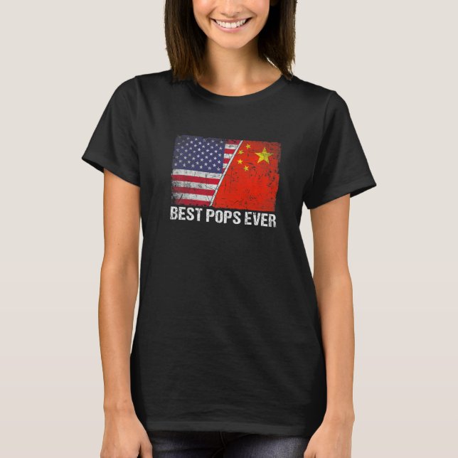 Camiseta Os Melhores Pop De Bandeira Da China Na Sinalizado (Frente)