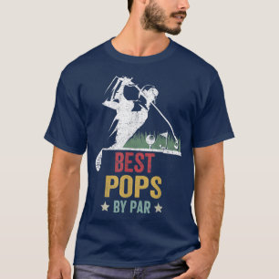 Camiseta Os melhores Pop de Golfe do Par Vovô Golfer do Pai