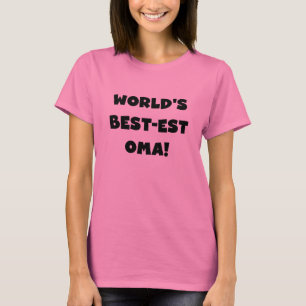 Camiseta Os melhores presentes brancos ou negros de óma do