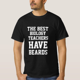 Camiseta Os Melhores Professores de Biologia Têm Barbas