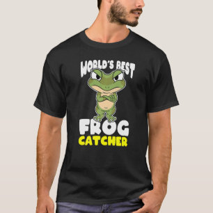 Camiseta Os melhores sapos do mundo pegam crianças e menina