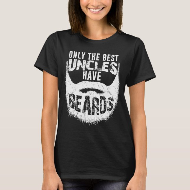 Camiseta Os melhores tios têm barba (Frente)