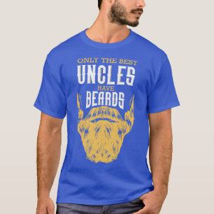 Camiseta Os melhores tios têm barba design Tio design