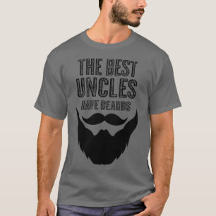 Camiseta Os melhores tios têm barba Tio gravidez